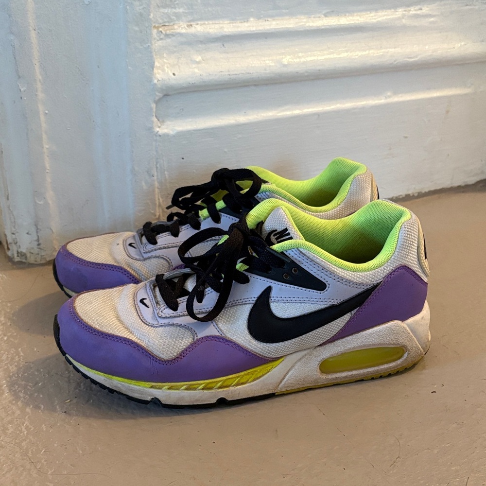 Nike Air Max Correlate Green and Purple Sneaker